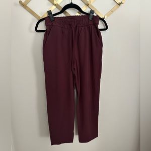 LULULEMON high waisted pants, cassis, size 4